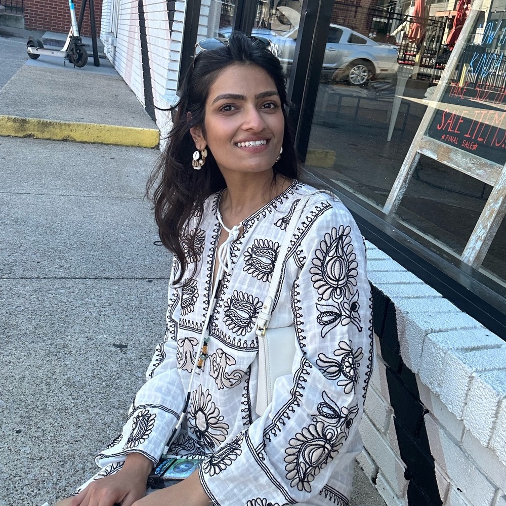 Zara Embroidered shift Dress